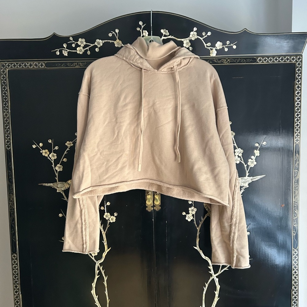Women's Tan Hoodie alo yoga
